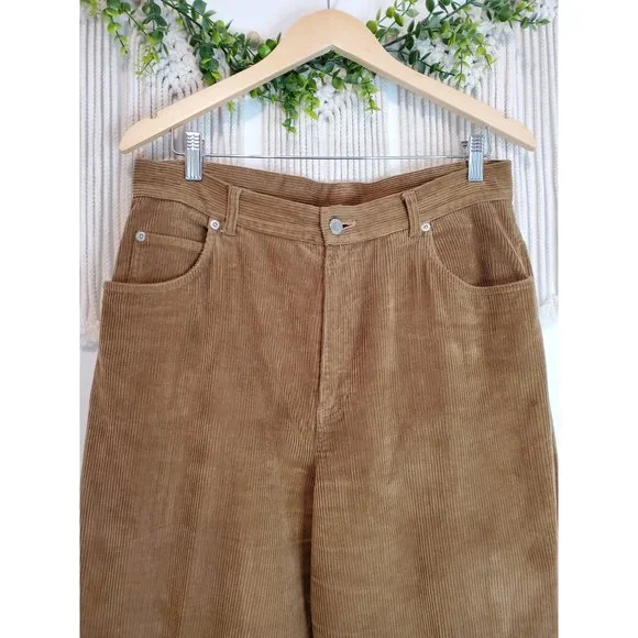 Vintage Brown Straight Leg Corduroy Pants - Picture 4 of 6